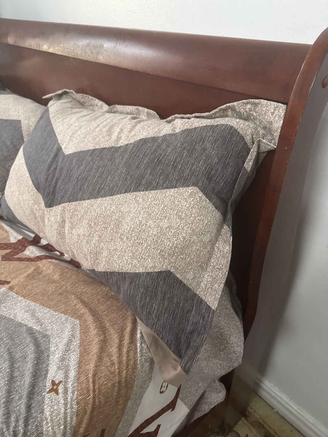 Full Sleigh Bed Frame - photo 3