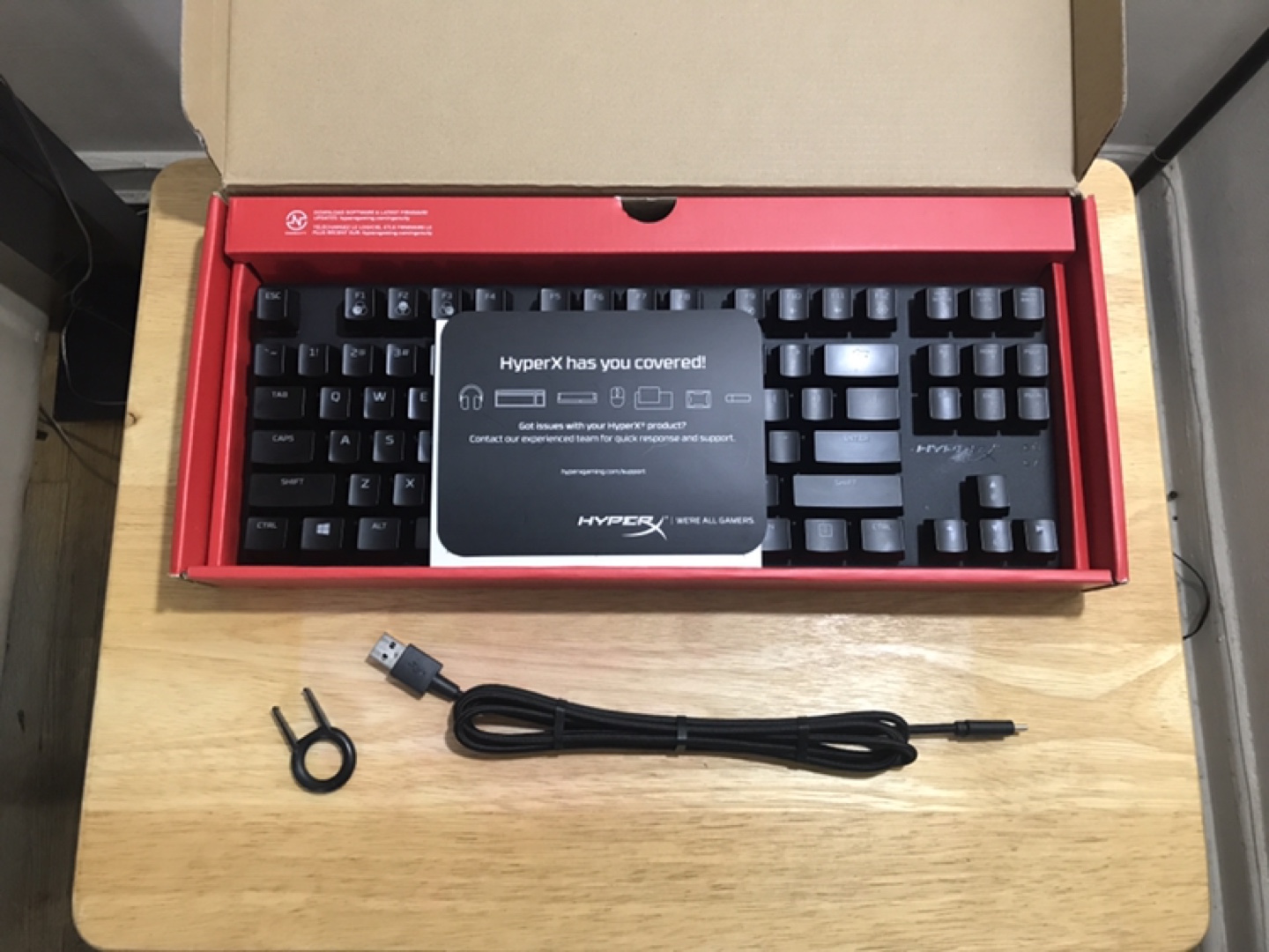 HyperX Alloy Origins Core and MCHOSE L7 PRO (8000Hz)