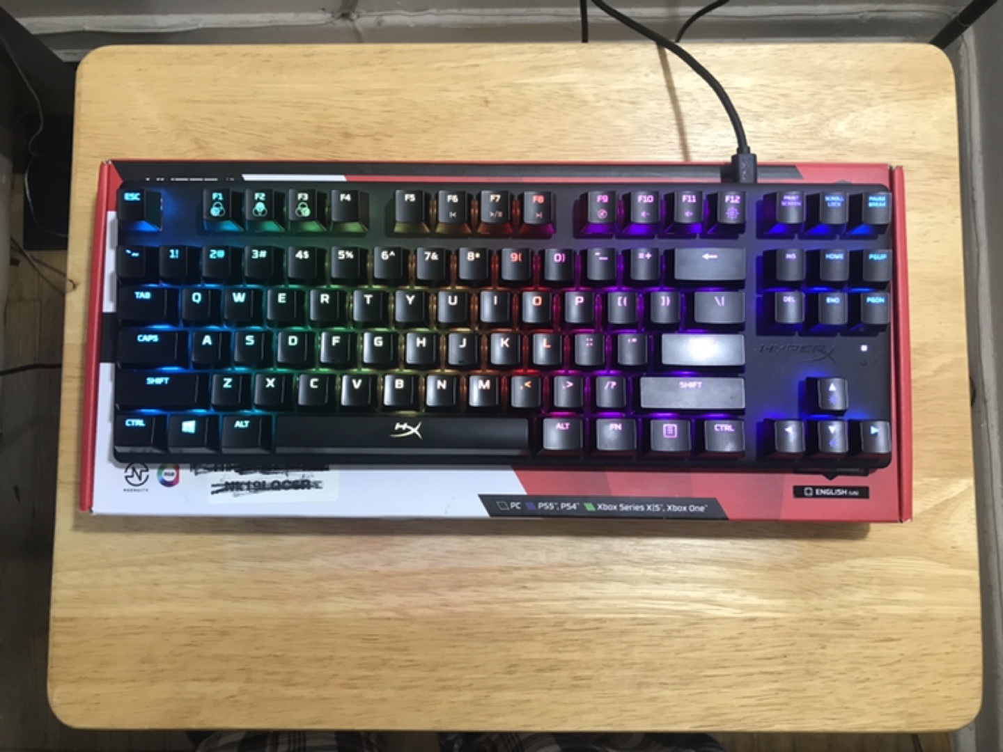 HyperX Alloy Origins Core and MCHOSE L7 PRO (8000Hz) - photo 2