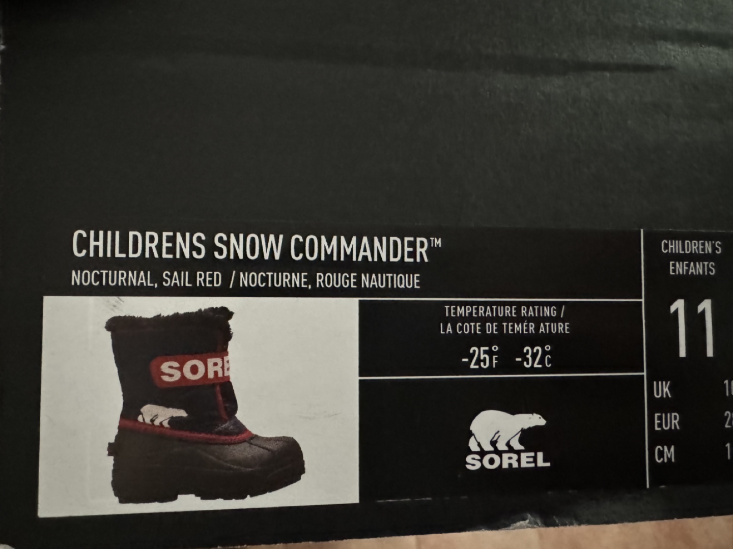 Sorel Kids Snow Boots Size 11