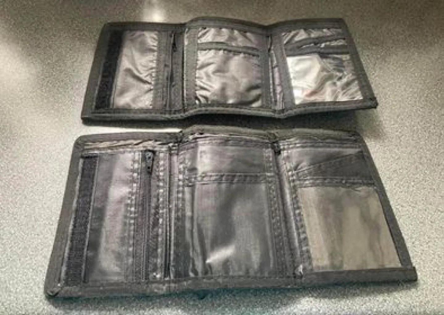 Two Black Wallets with Designs image indicator(3)