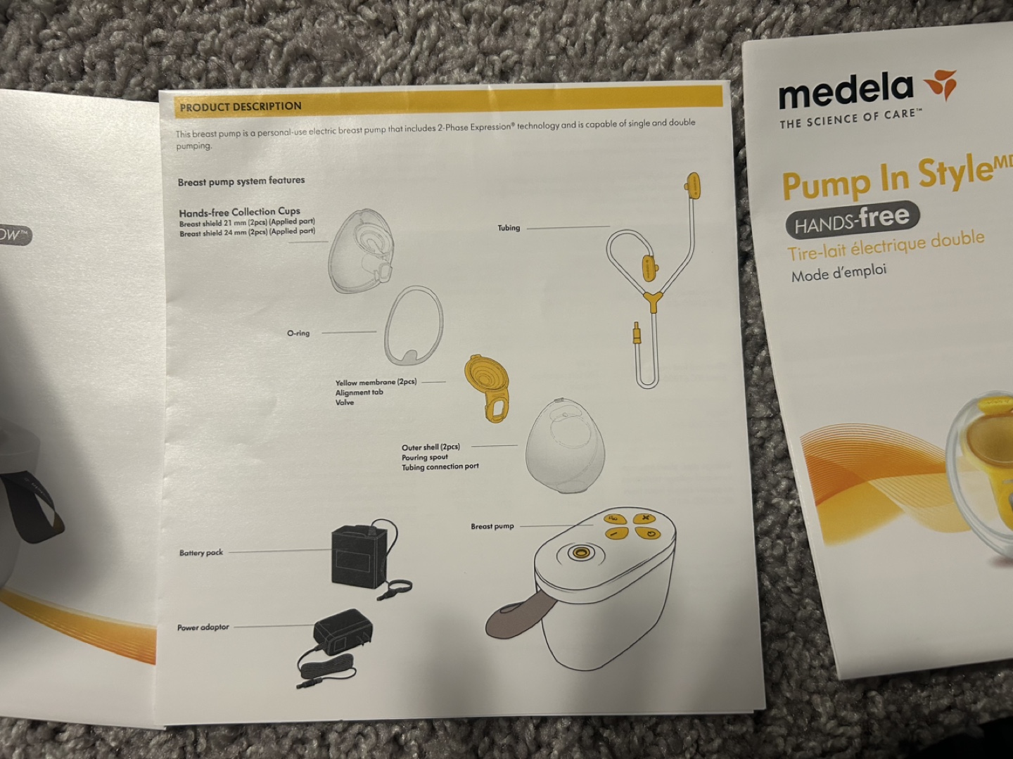 Medela Pump In Style Hands-Free Double Electric Breast Pump - photo 2