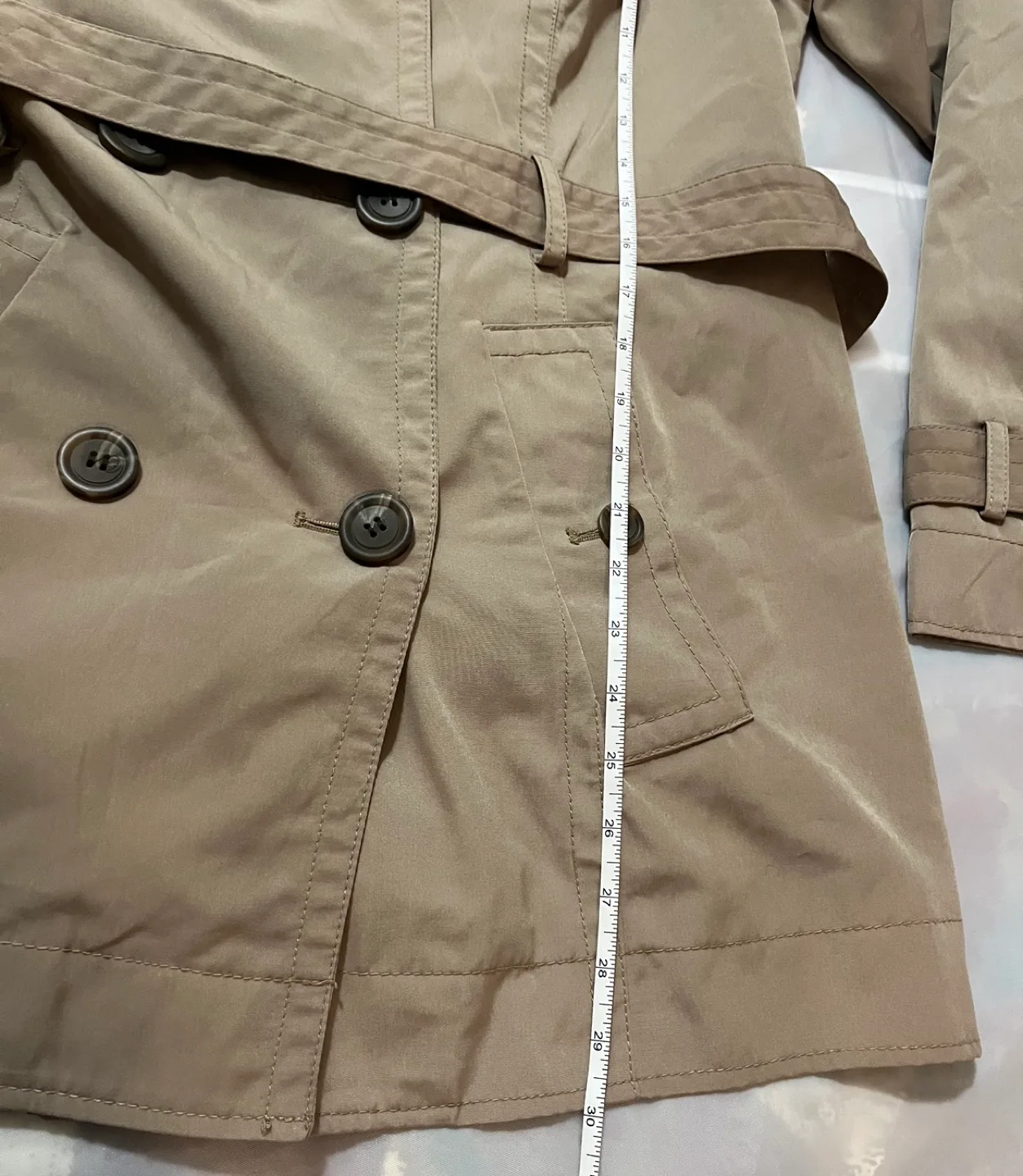 Worthington classic trench coat sz XL image indicator(6)