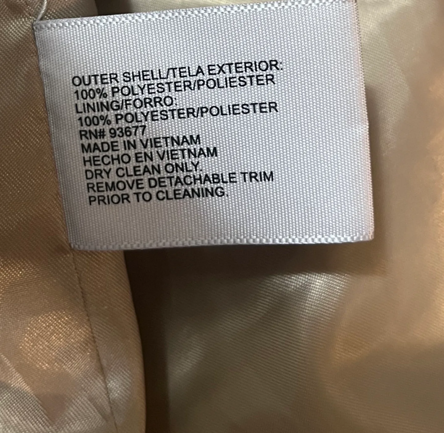 Worthington classic trench coat sz XL image indicator(8)