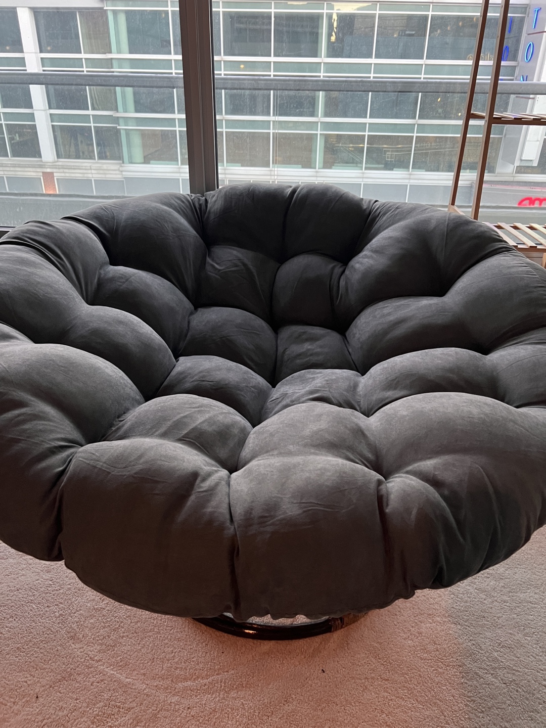 Papasan Chair with Cushion Egg chair - photo 5
