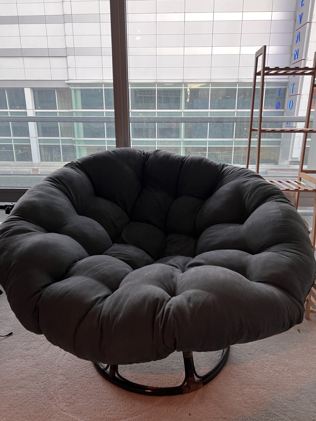 Papasan Chair with Cushion Egg chair - photo 2