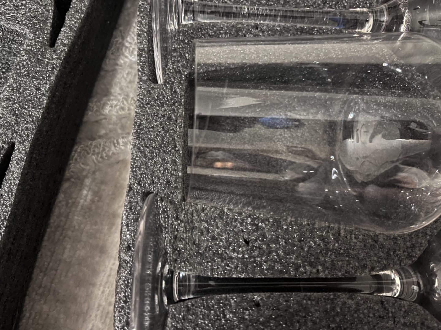 Set of 6 Cristal wine glasses - photo 5