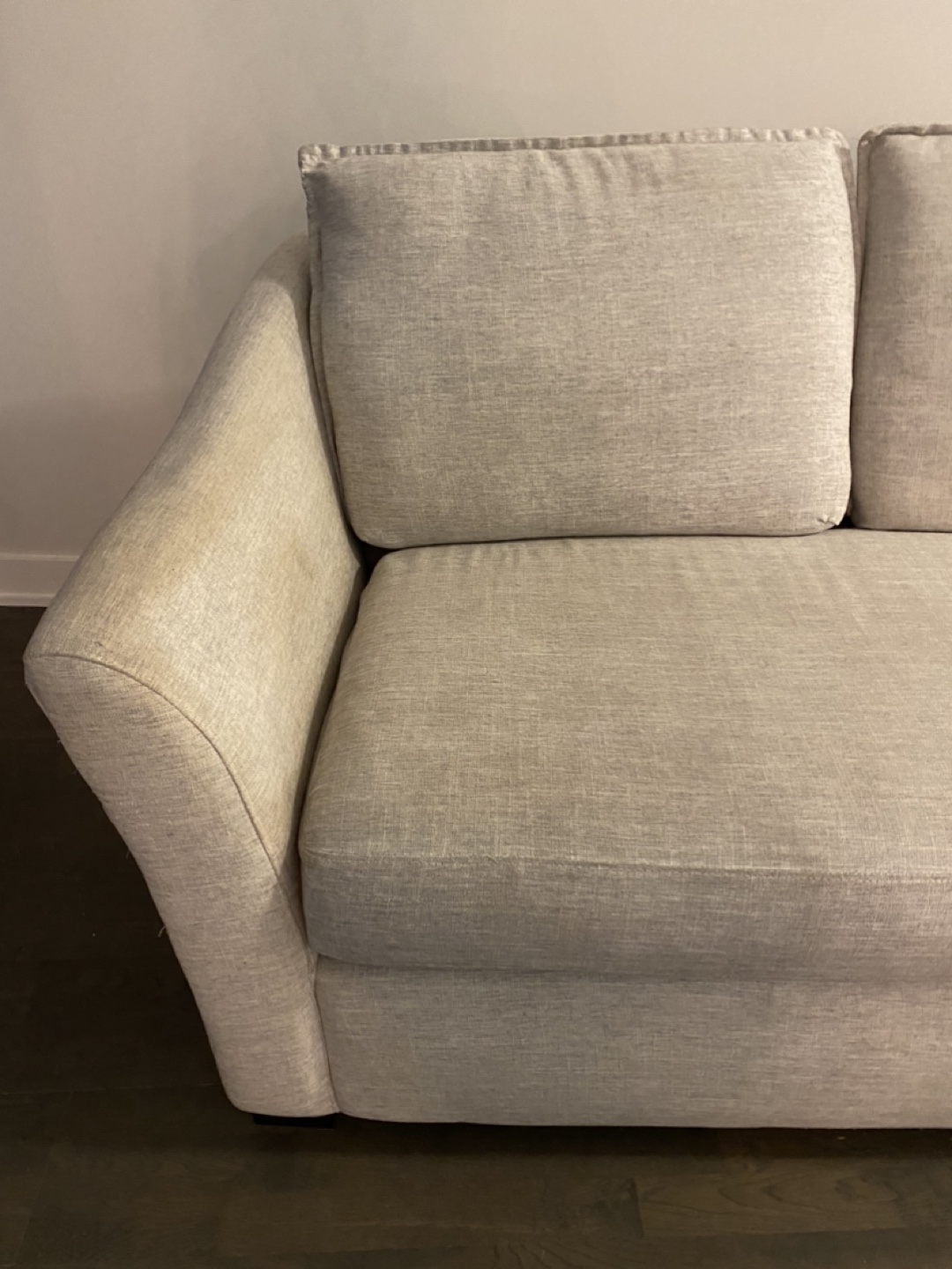 Modern 3 seater sofa grey - photo 3