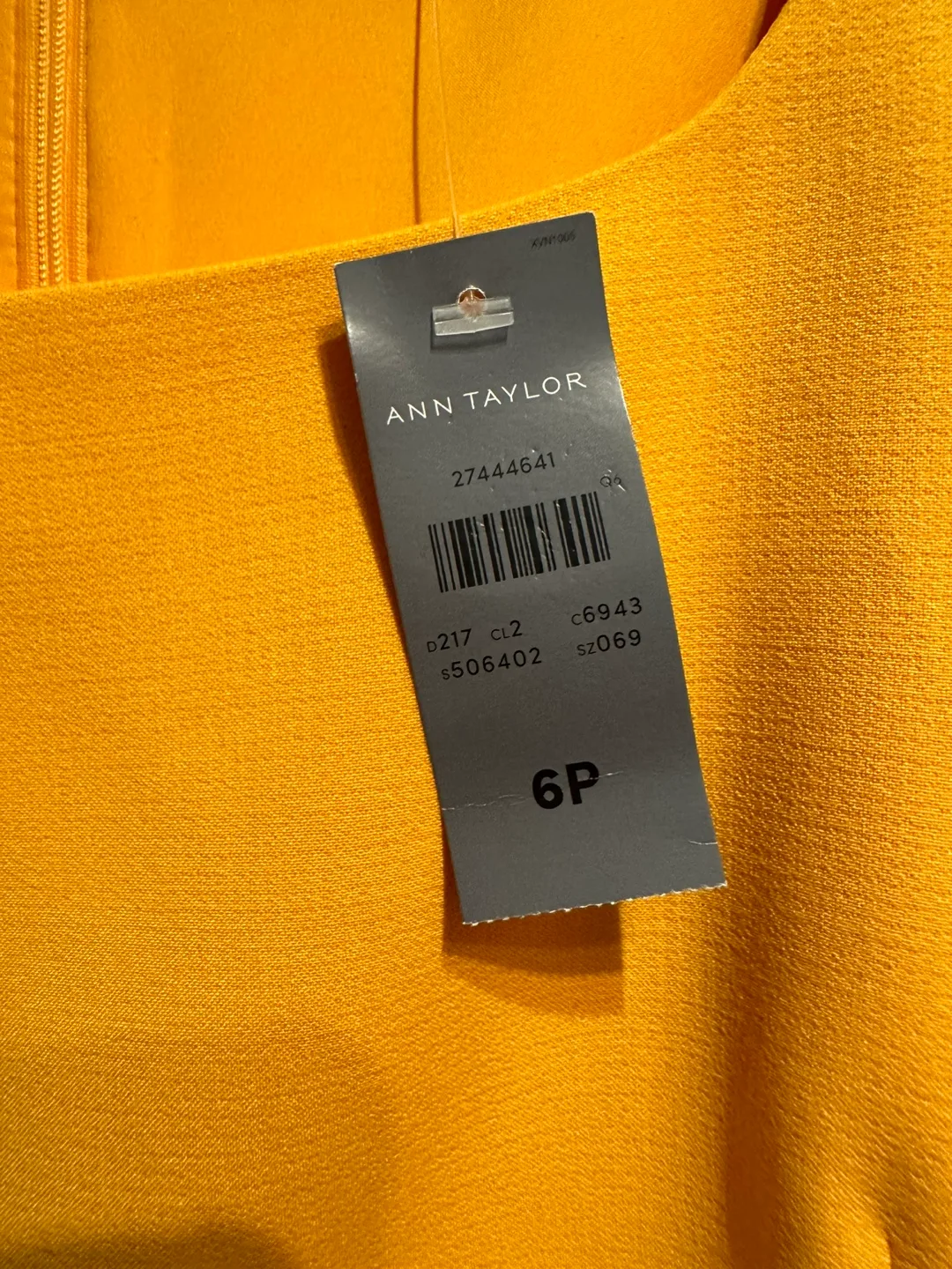Ann Taylor Petite Yellow Dress Size 6P image indicator(3)