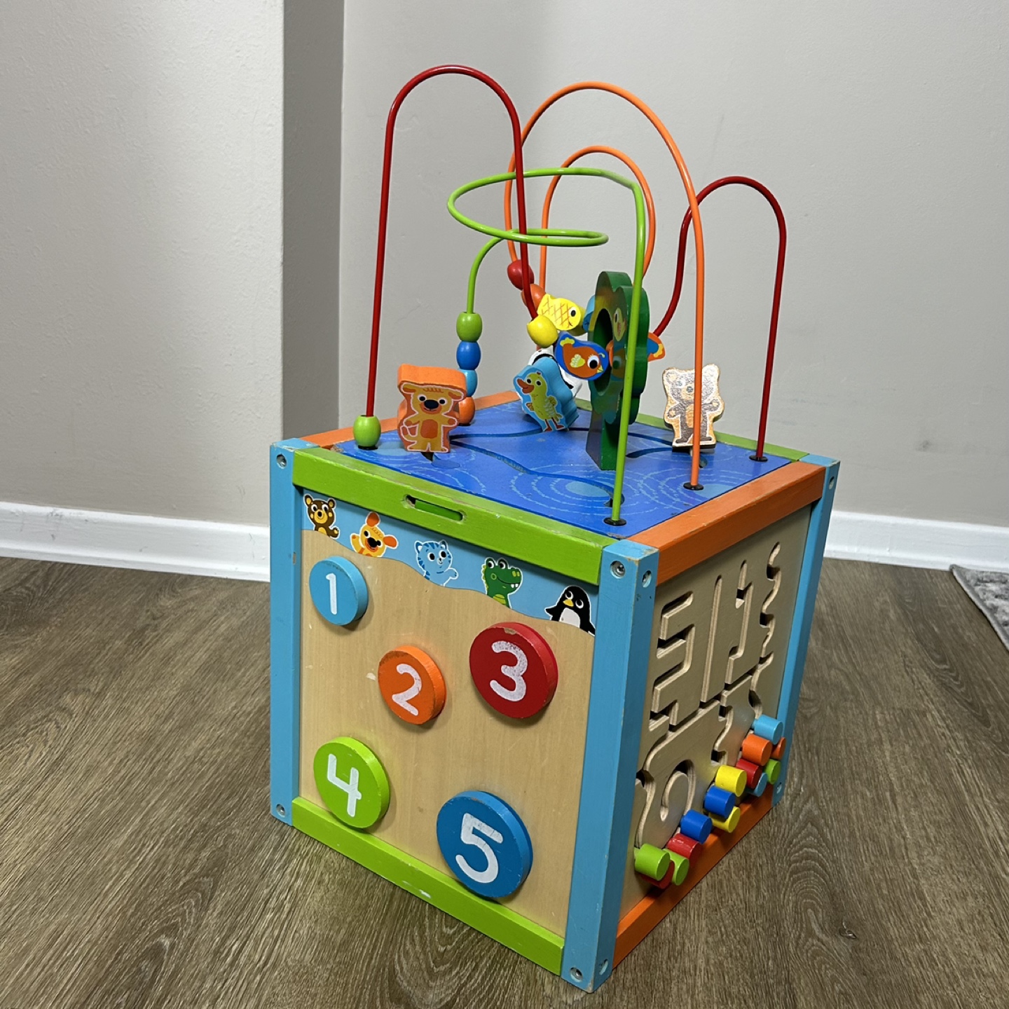 Wooden Activity Cube Toy - photo 2