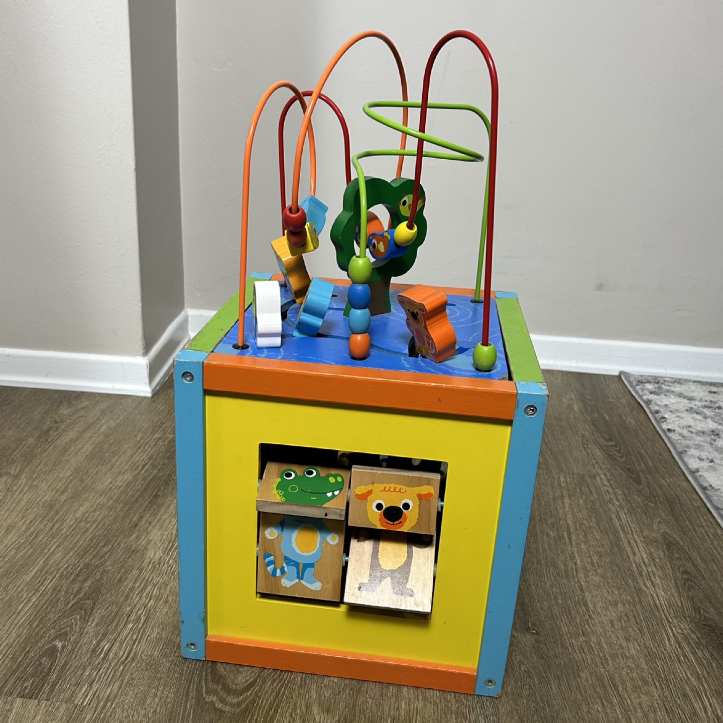 Wooden Activity Cube Toy - photo 3