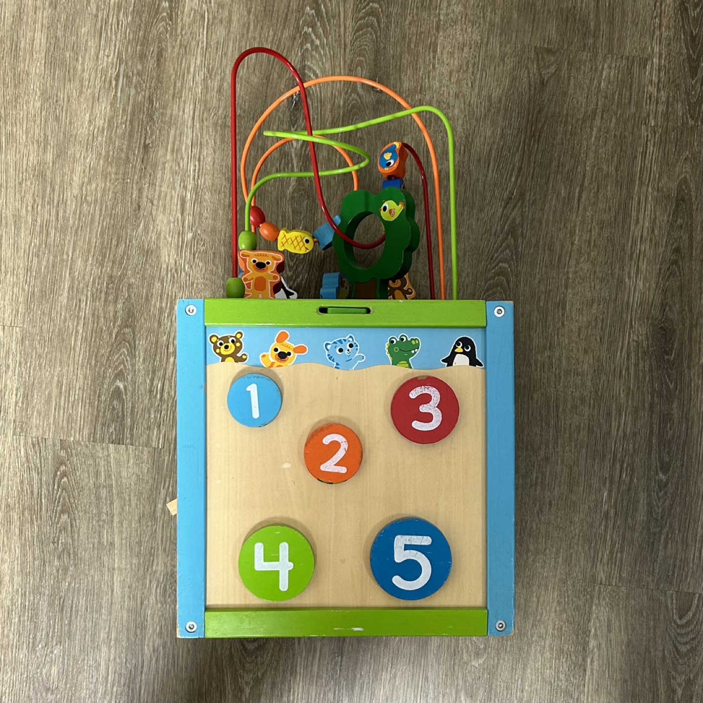 Wooden Activity Cube Toy