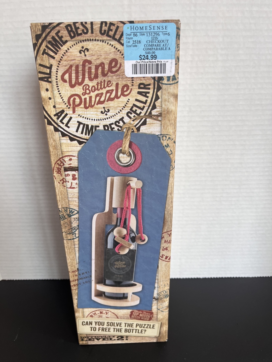 Wine Bottle Puzzle