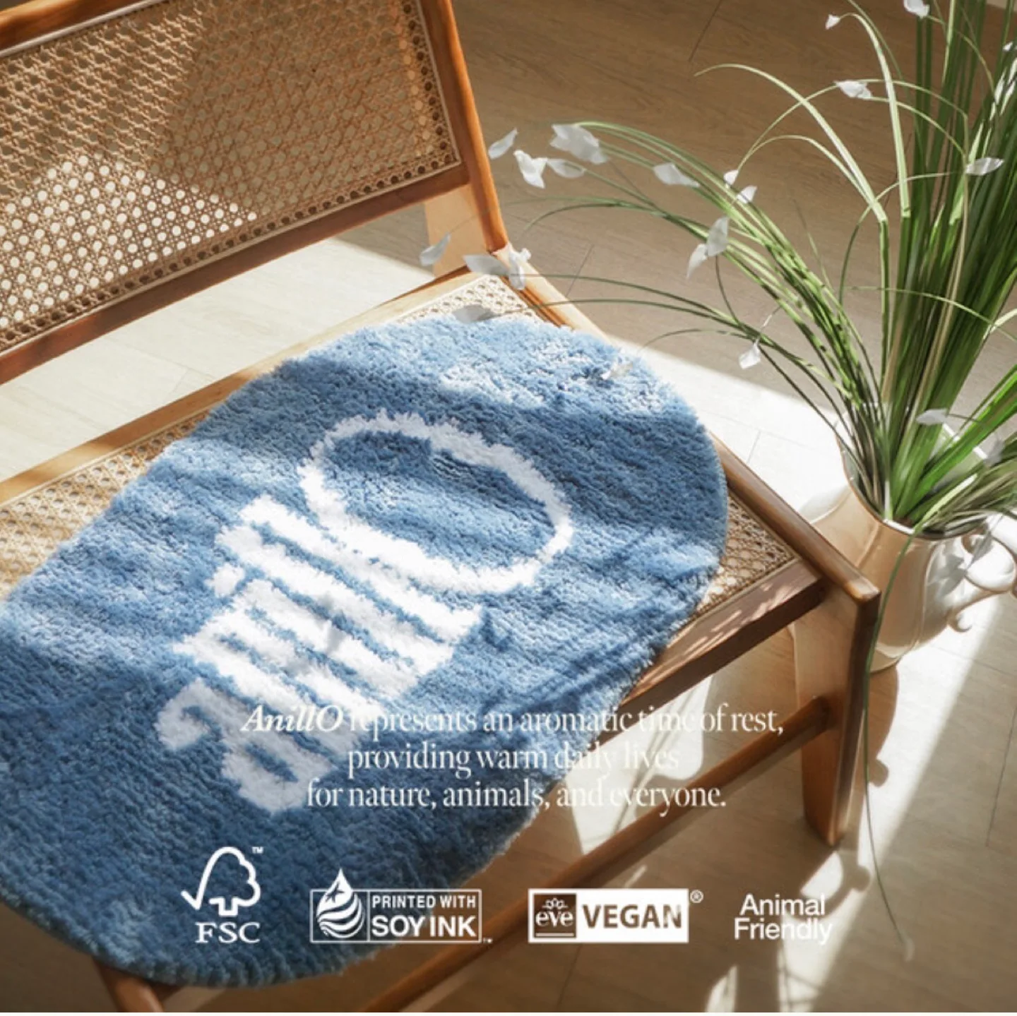 NEW Urban Outfitters Anillo Bath Mat image indicator(5)