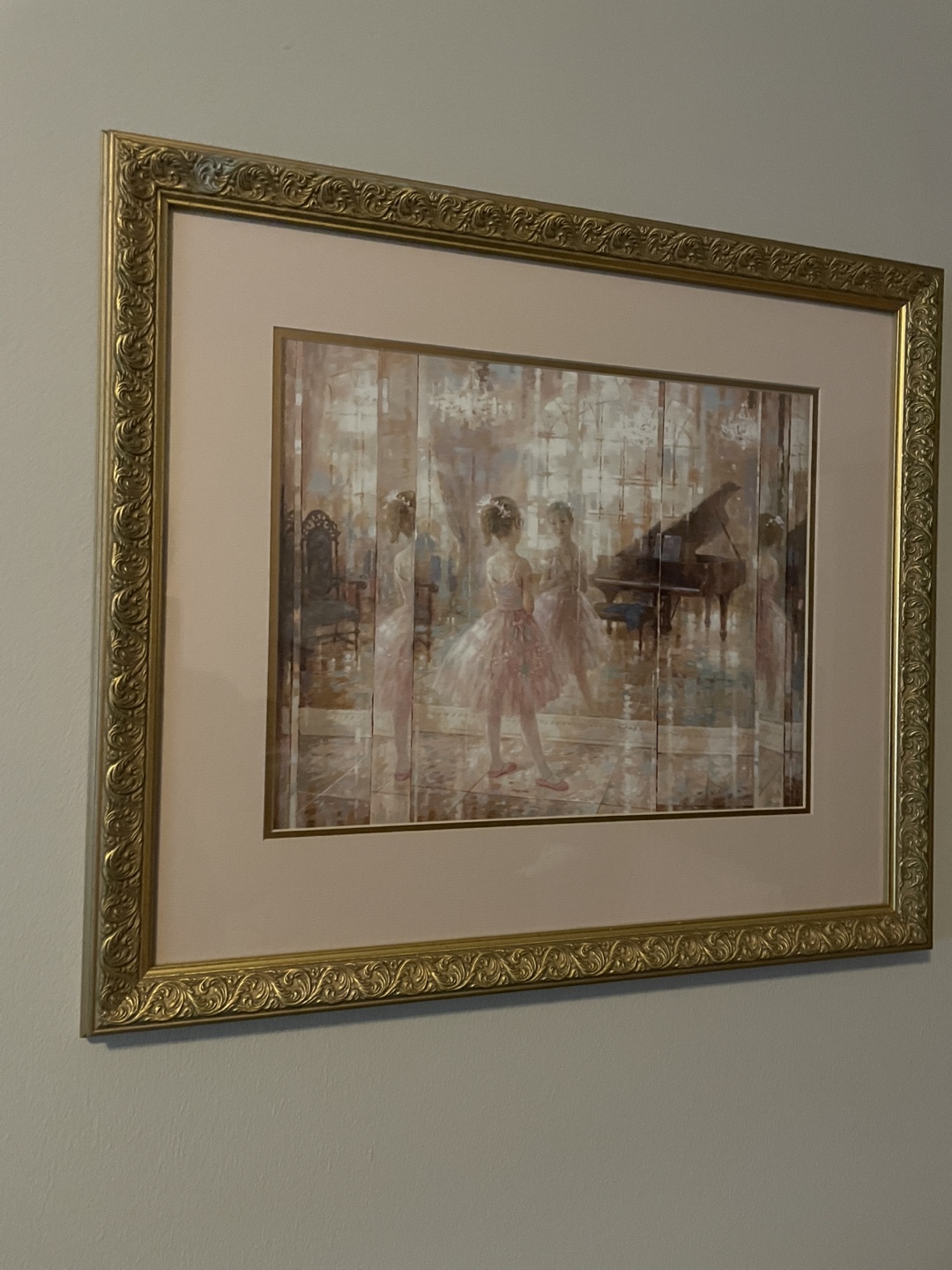 Framed Ballerina Art Print