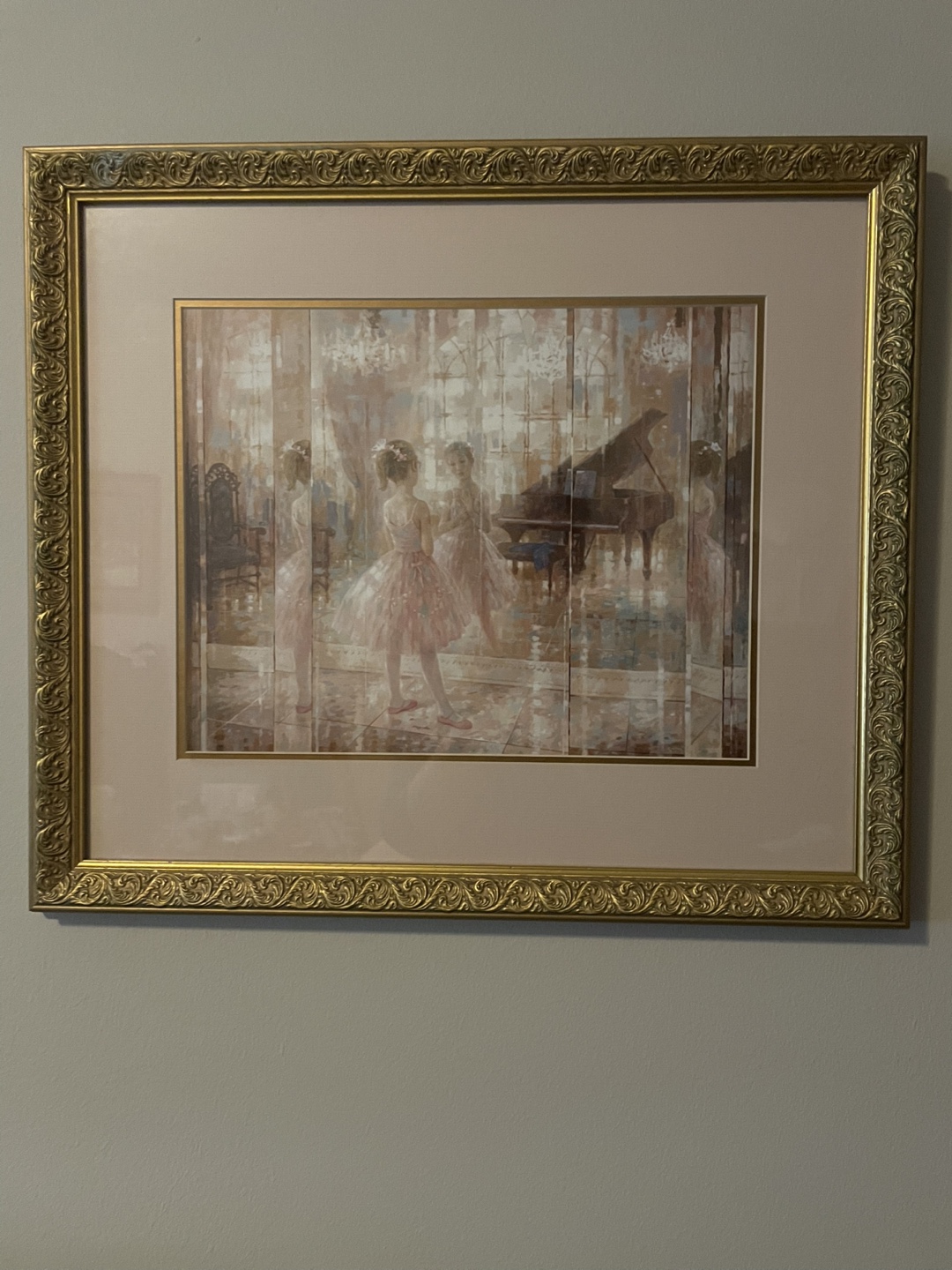 Framed Ballerina Art Print - photo 2