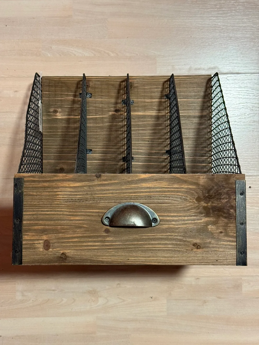 Wooden Desk Organizer (Brand New with Tag) thumbnail