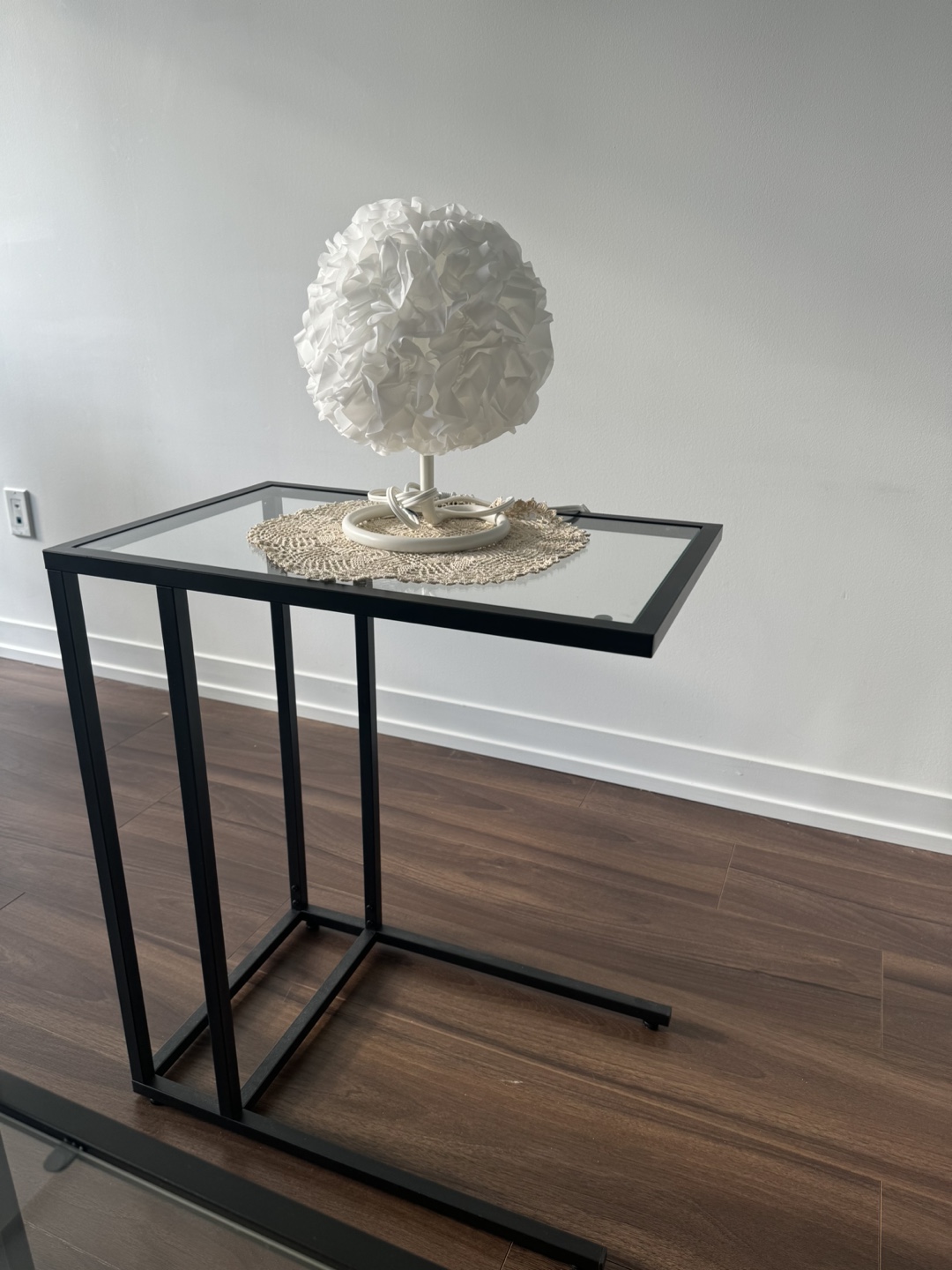 Set of 3 Black Glass Coffee Tables - photo 3