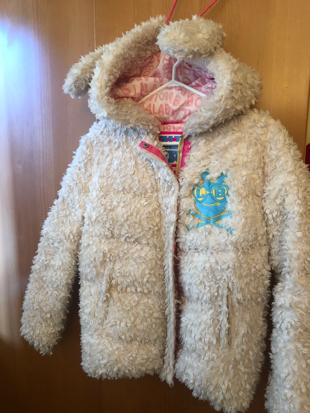 Fuzzy down Jacket with Hood（160cm) image indicator(2)