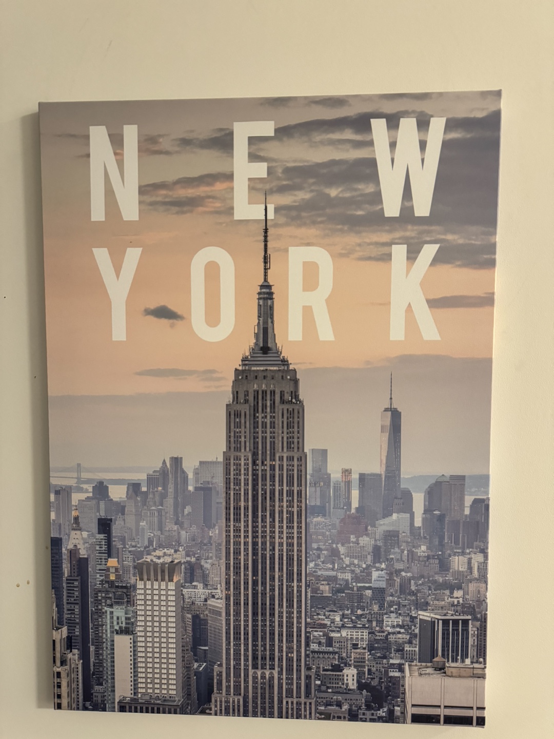 New York City Skyline Canvas Wall Art