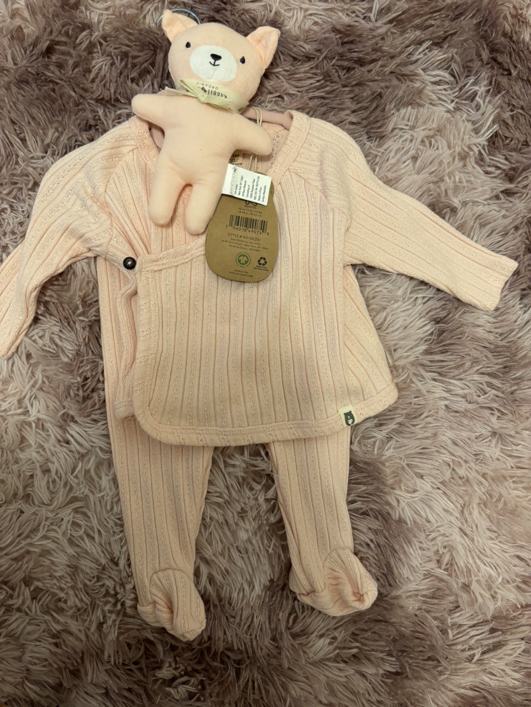 Baby Girl Knitted Two-Piece Set