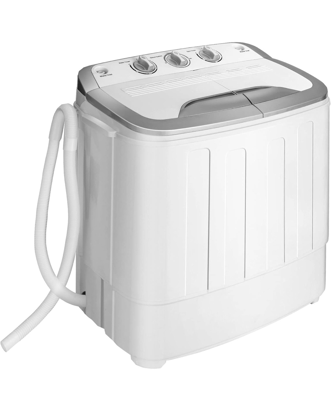 COSTWAY Portable Washing Machine, 2 in 1