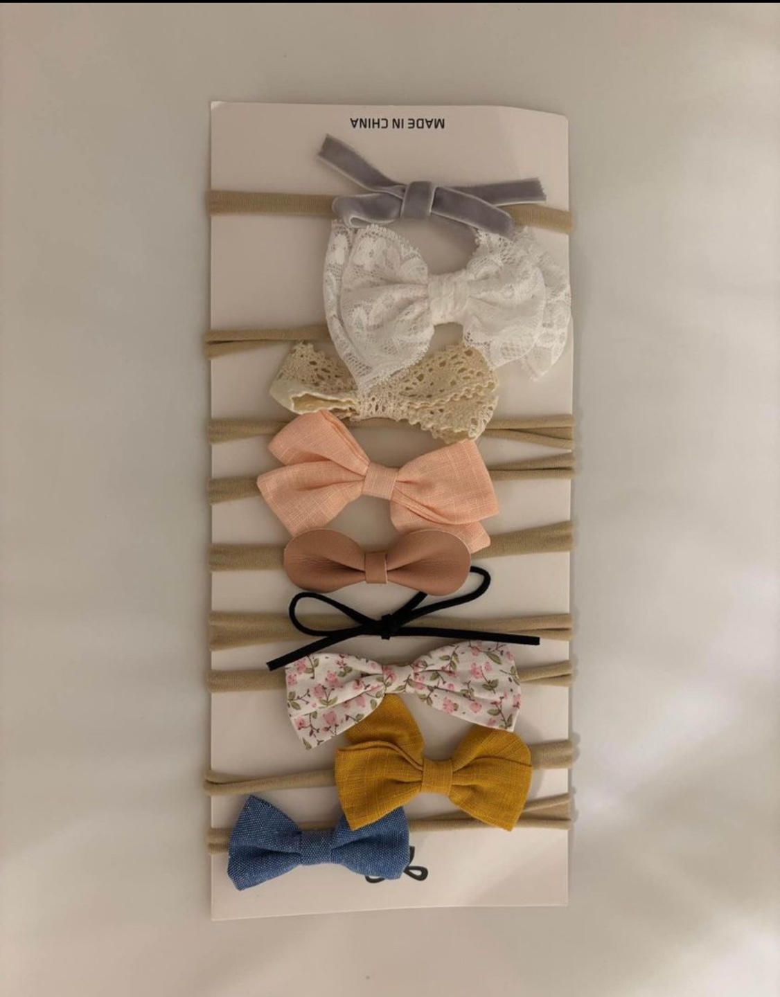 Set of 6 Baby Headbands