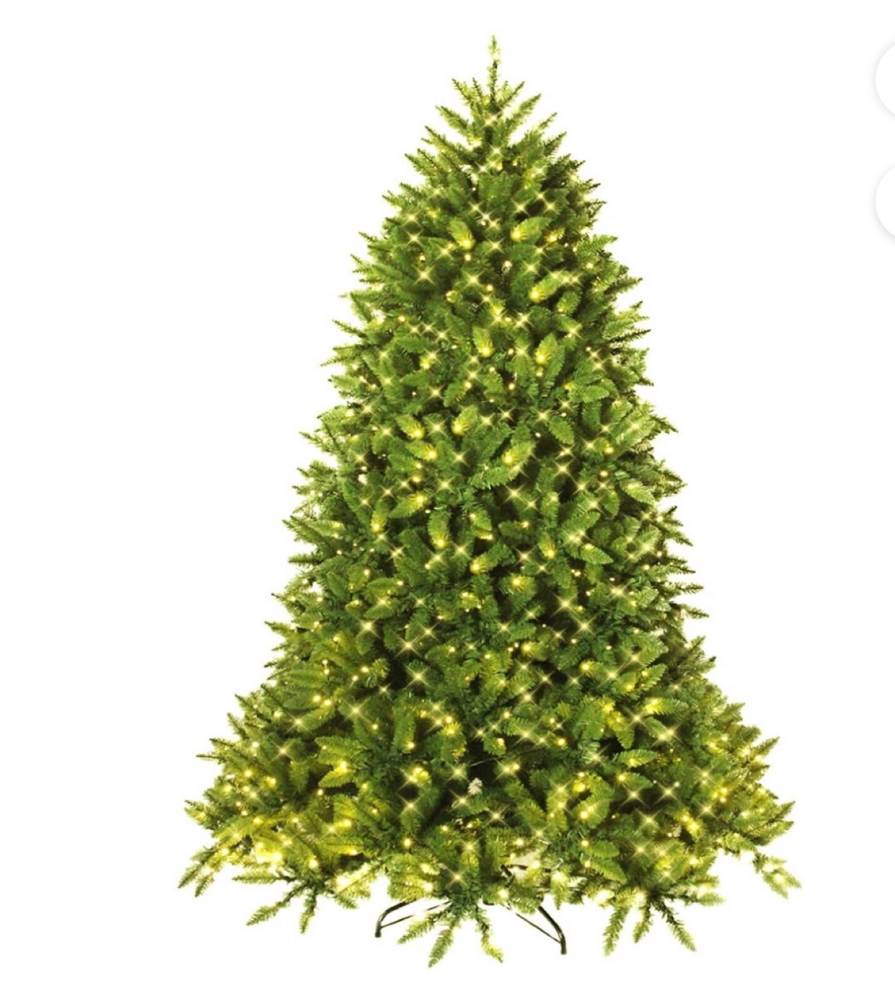 7.5 ft Pre-Lit Artificial Christmas Tree with 700 LED Lights