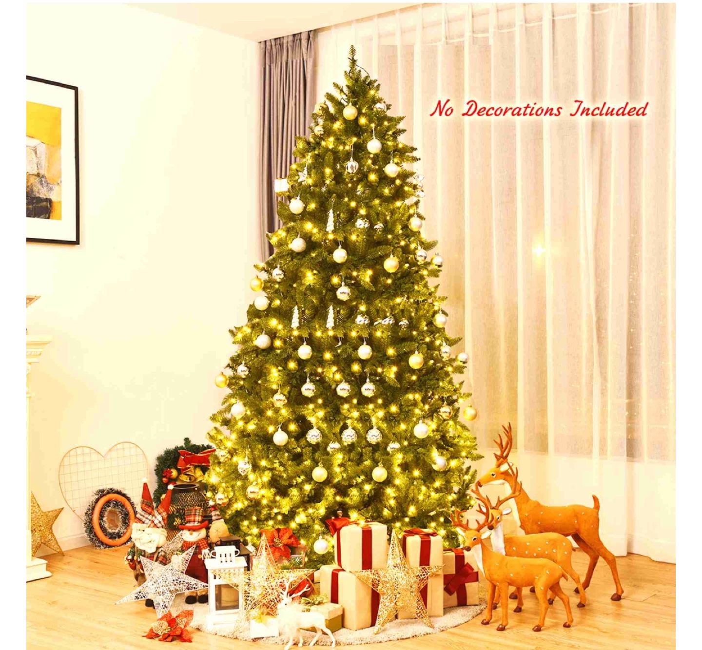 7.5 ft Pre-Lit Artificial Christmas Tree with 700 LED Lights - photo 3