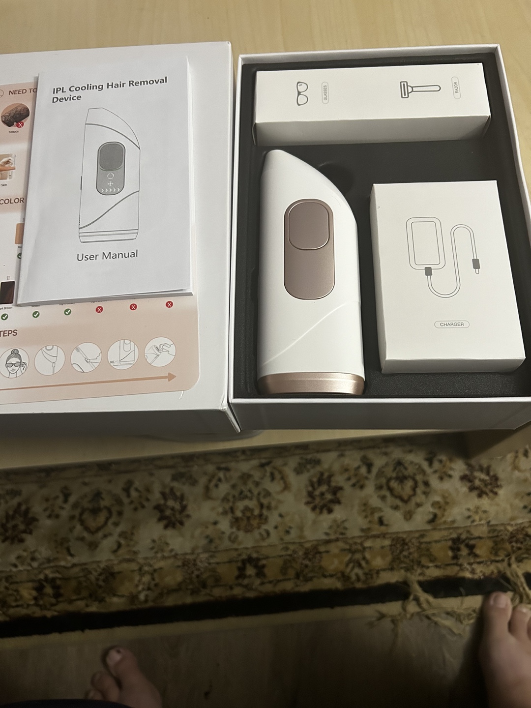 IPL Cooling Hair Removal Device