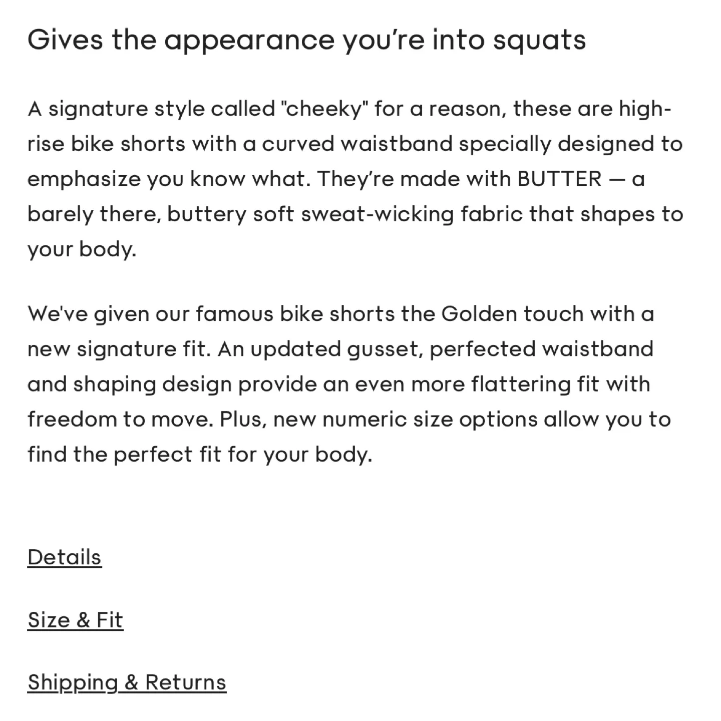 Aritzia Golden BUTTER New Cheeky Hi-Rise 7" Biker Shorts size 8 image indicator(7)