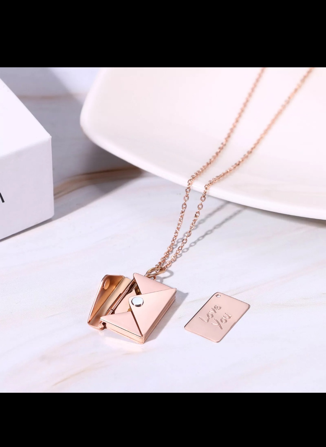 Love You Envelope Necklace - photo 3