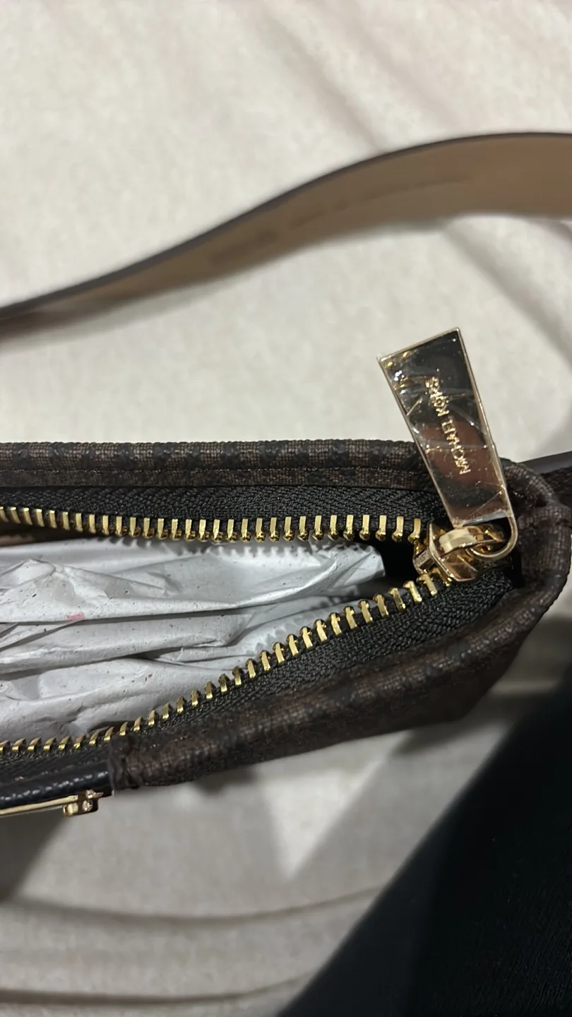 Michael Kors Brown Signature Fanny Pack or belt bag image indicator(7)