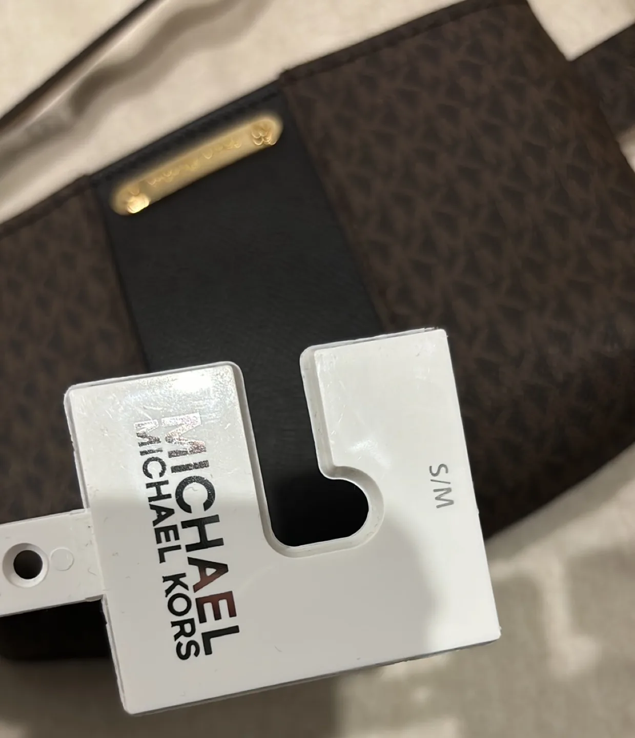 Michael Kors Brown Signature Fanny Pack or belt bag image indicator(3)