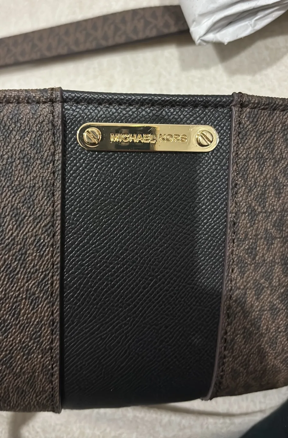 Michael Kors Brown Signature Fanny Pack or belt bag image indicator(4)