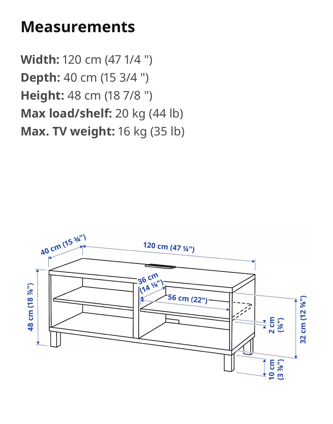 IKEA Besta TV Stand - Black-Brown - photo 4