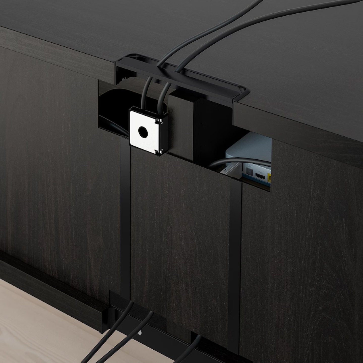 IKEA Besta TV Stand - Black-Brown - photo 3