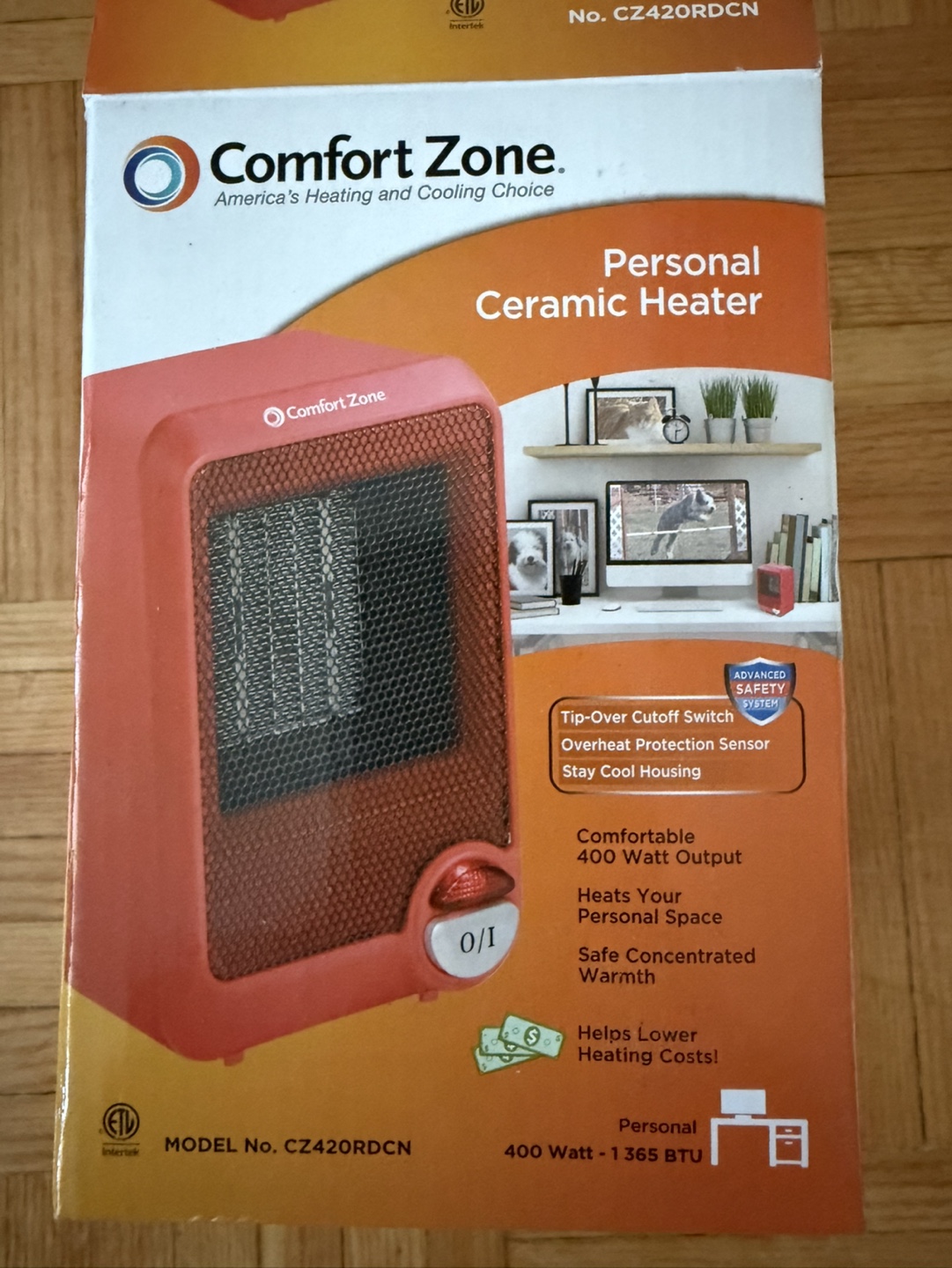 Comfort Zone Ceramic Heater - photo 2