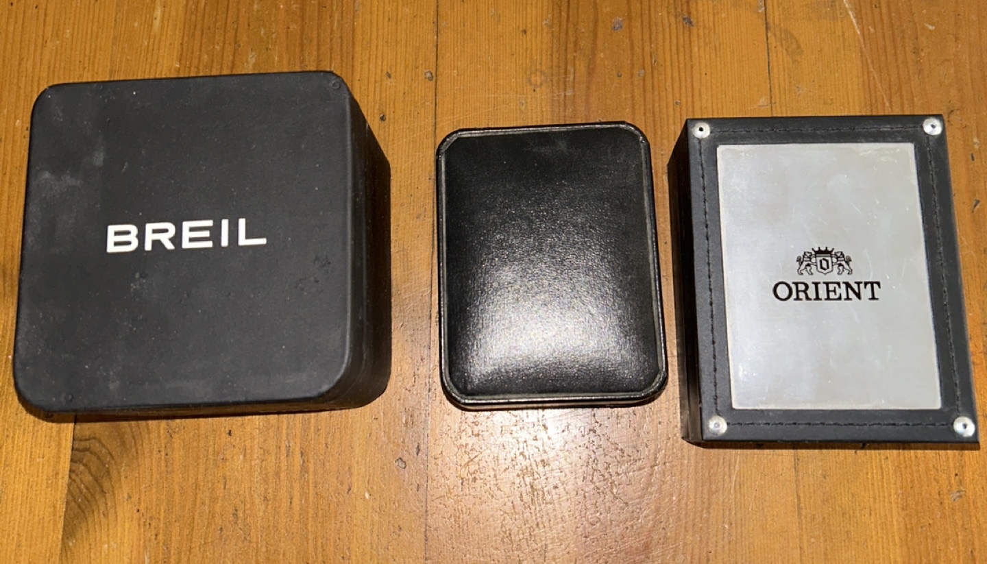 Three Empty Watch Boxes ❤️#freecycle