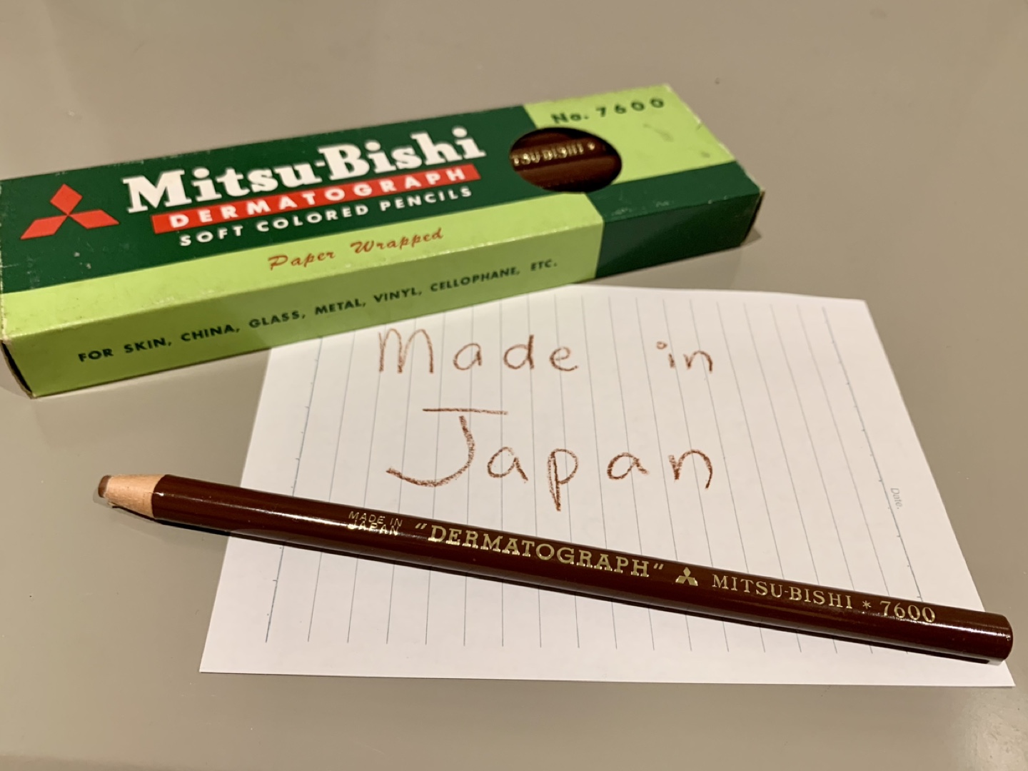 Japan Mitsubishi Dermatograph Soft Colored Pencils - photo 3