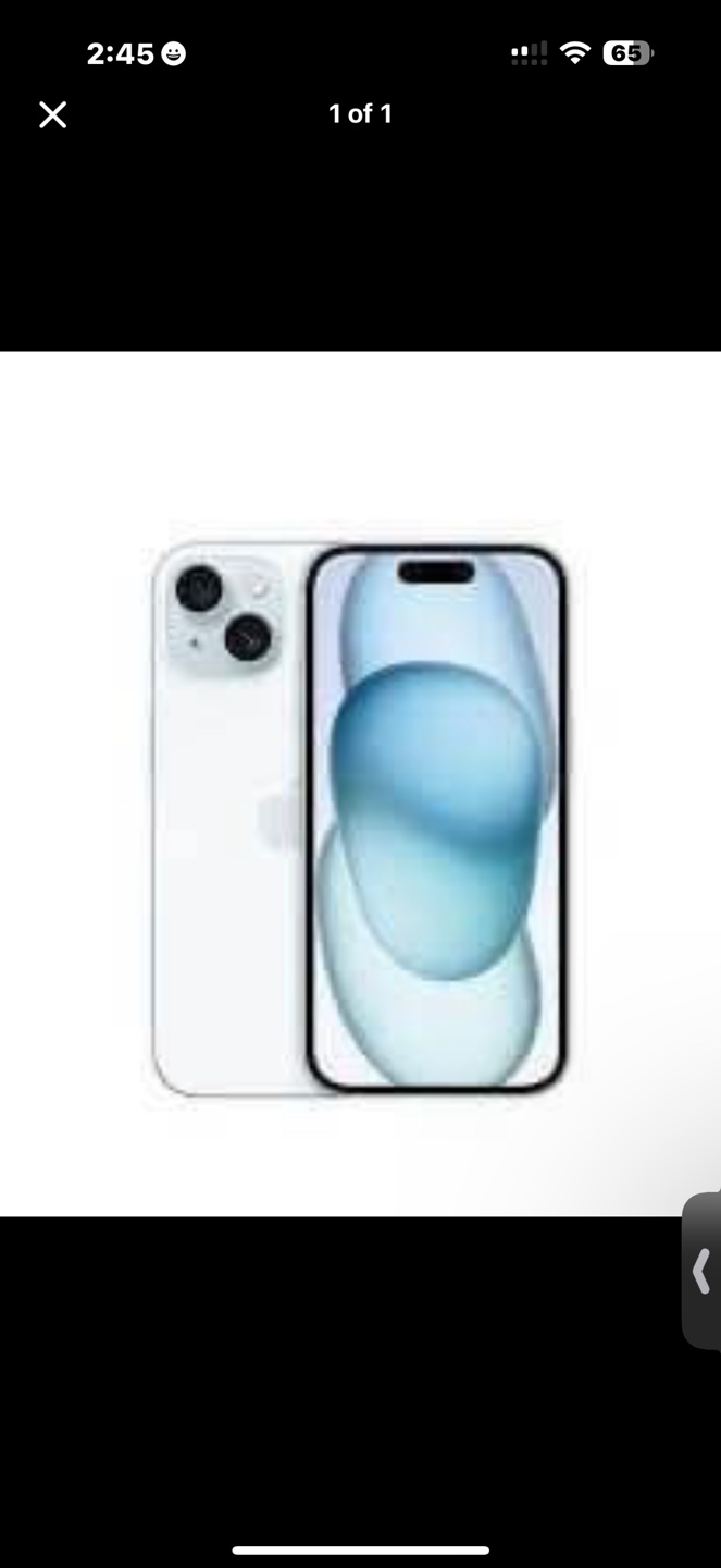 iPhone 15 plus 256GB blue