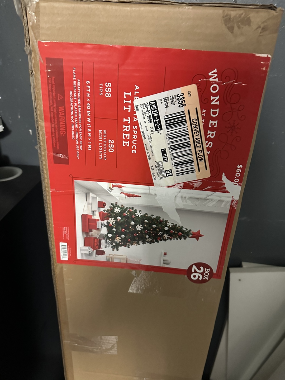 Wonders 6 ft Pre-lit Artificial Christmas Tree - photo 3