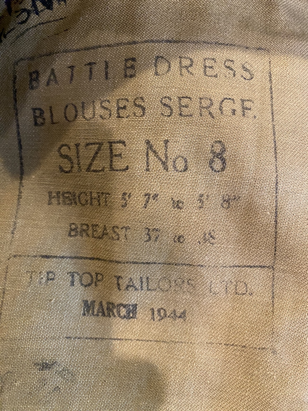 Vintage Canadian Army Battle Dress Blouse - photo 4