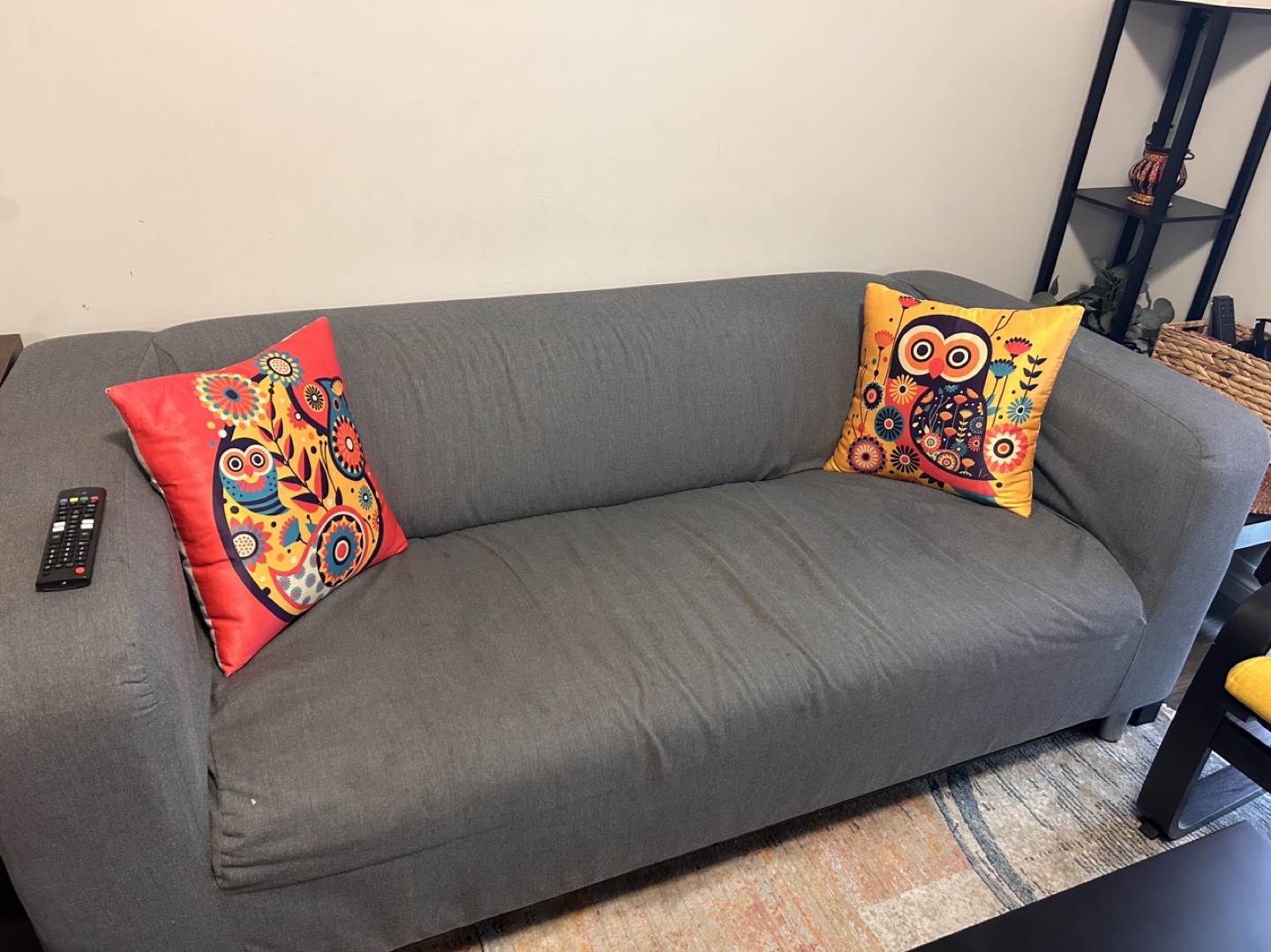 Living Room Set - IKEA Couch and Wingback chair+ foot rest - photo 2