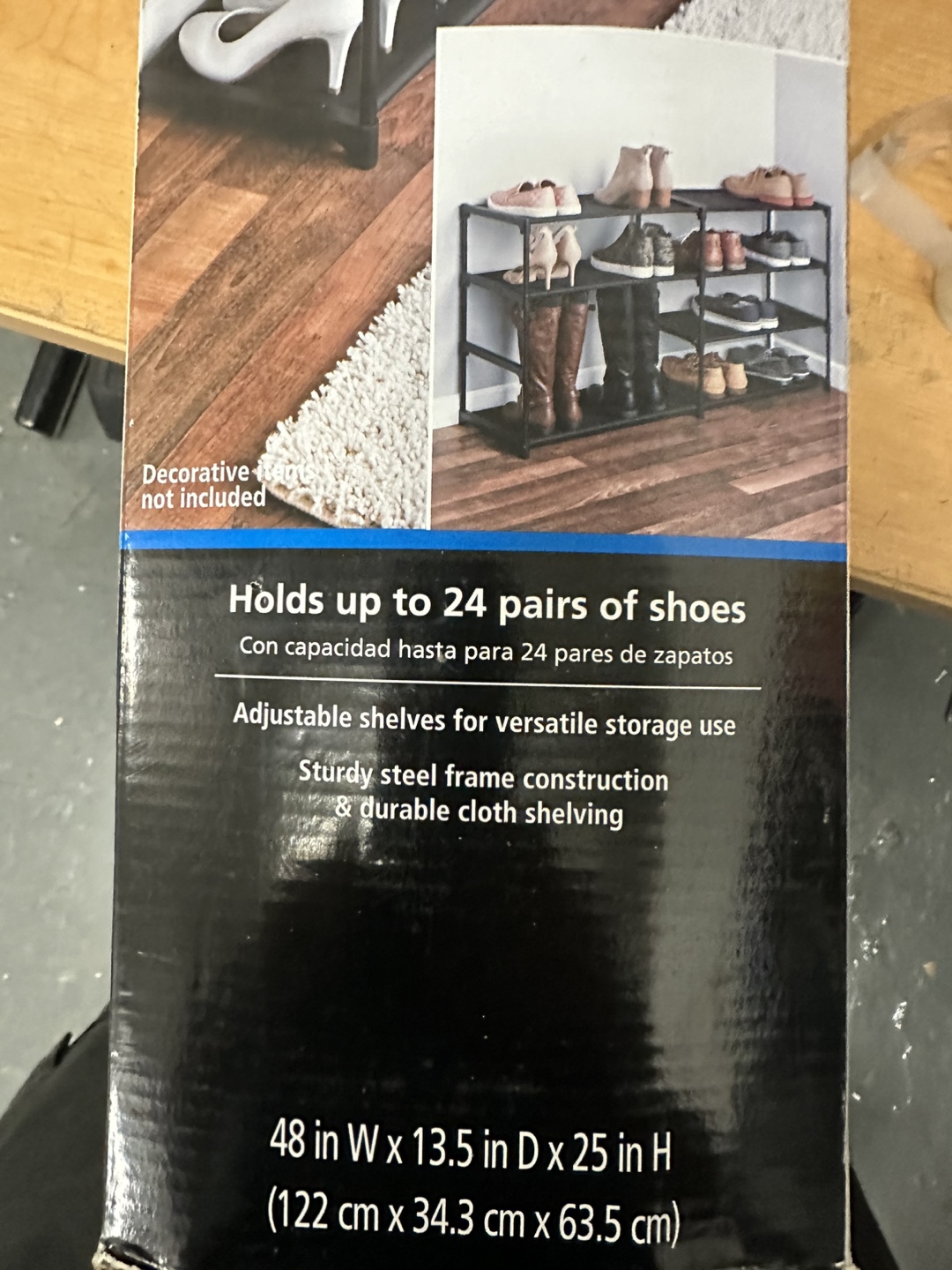 4 Tier Adjustable Shoe & Boot Rack - photo 3