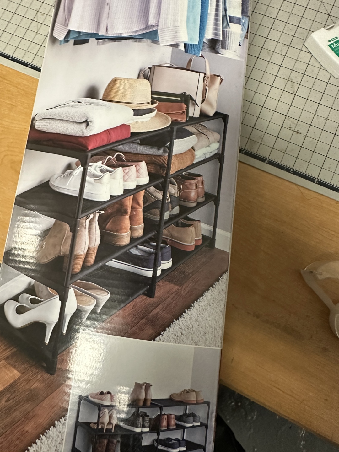 4 Tier Adjustable Shoe & Boot Rack - photo 5