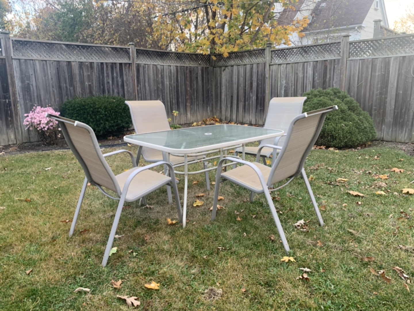 Patio Table and  4 Chairs Set - photo 4