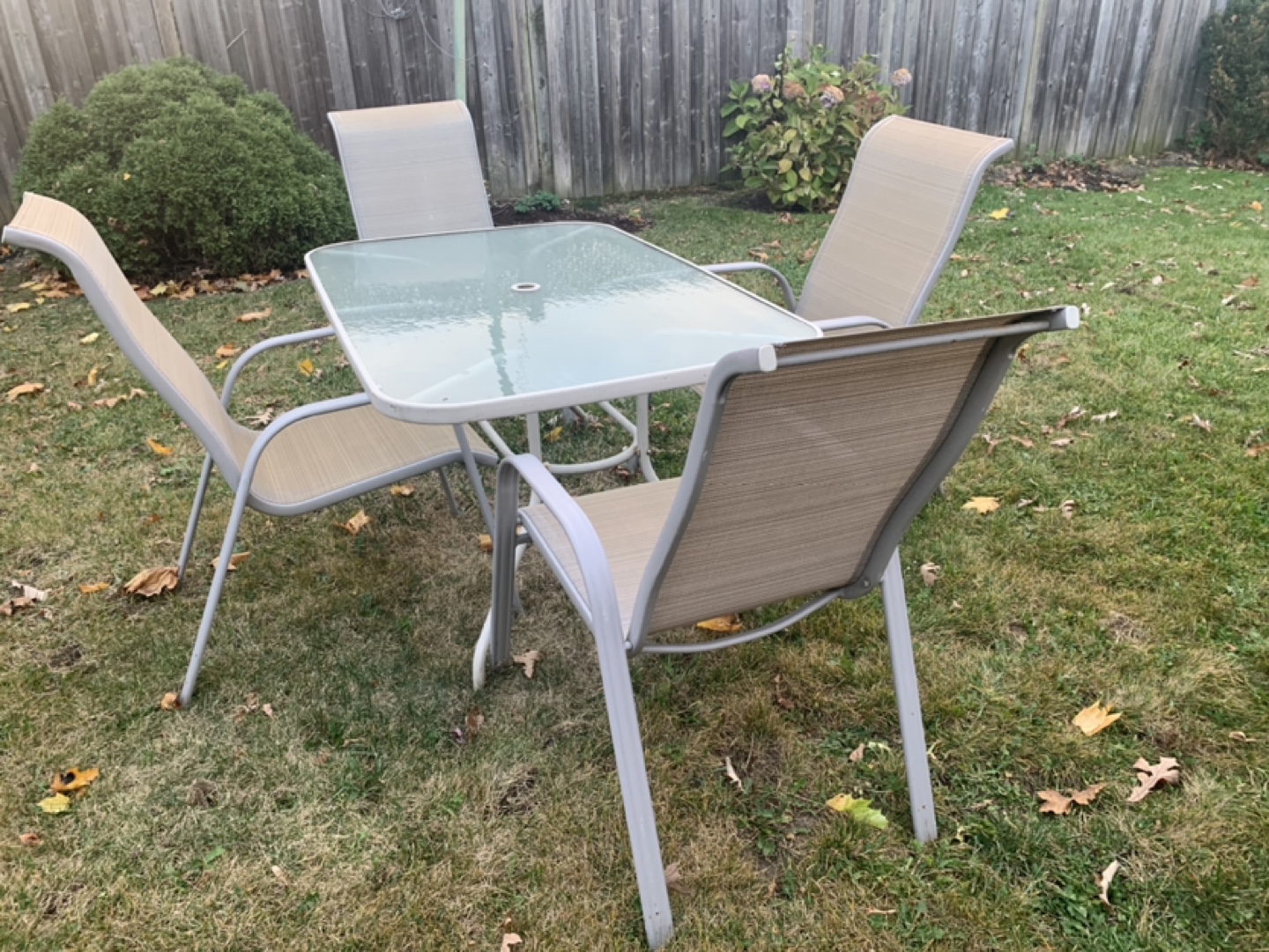 Patio Table and  4 Chairs Set - photo 2