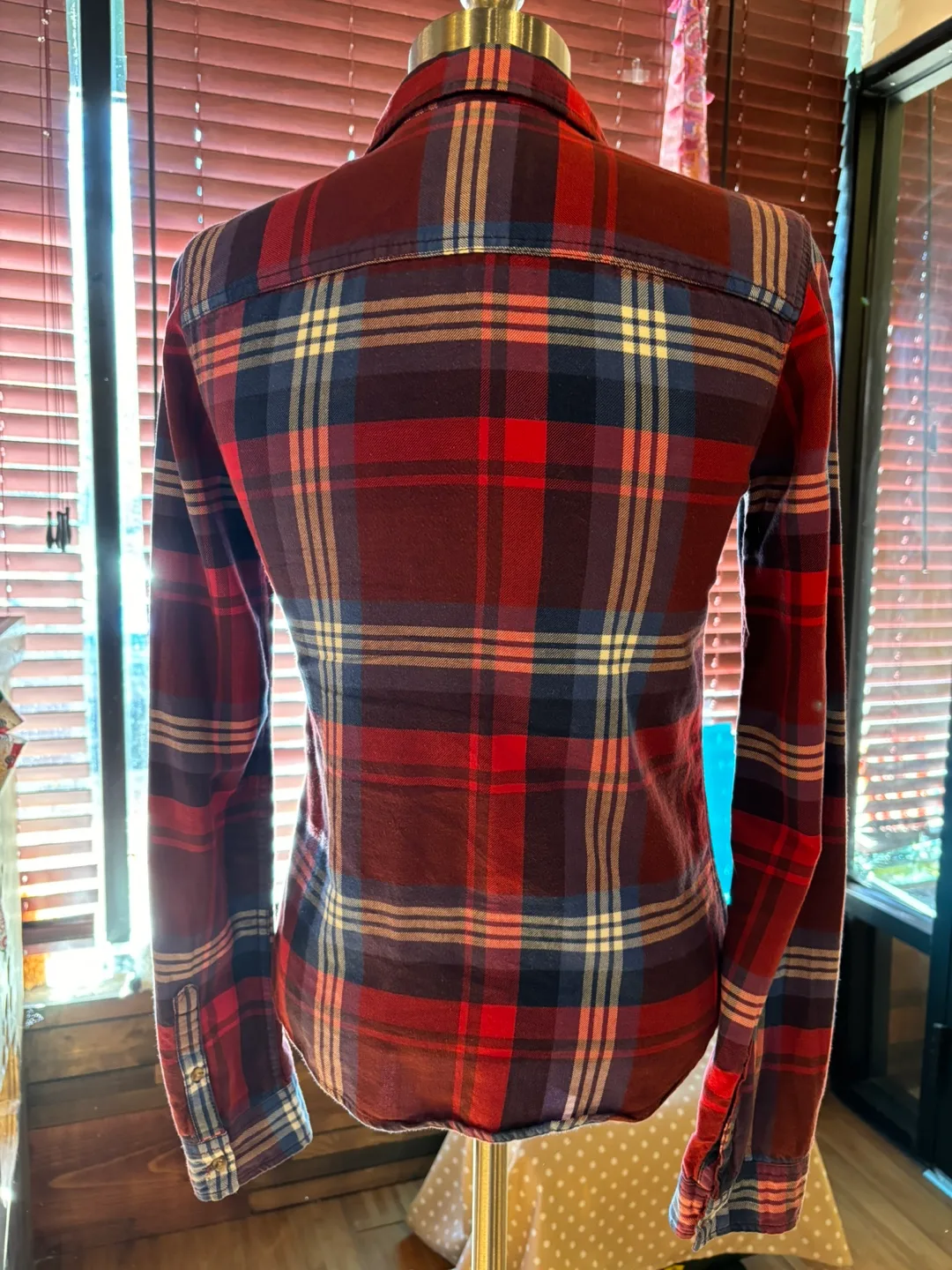 Abercrombie & Fitch Plaid Button Down Shirt image indicator(5)