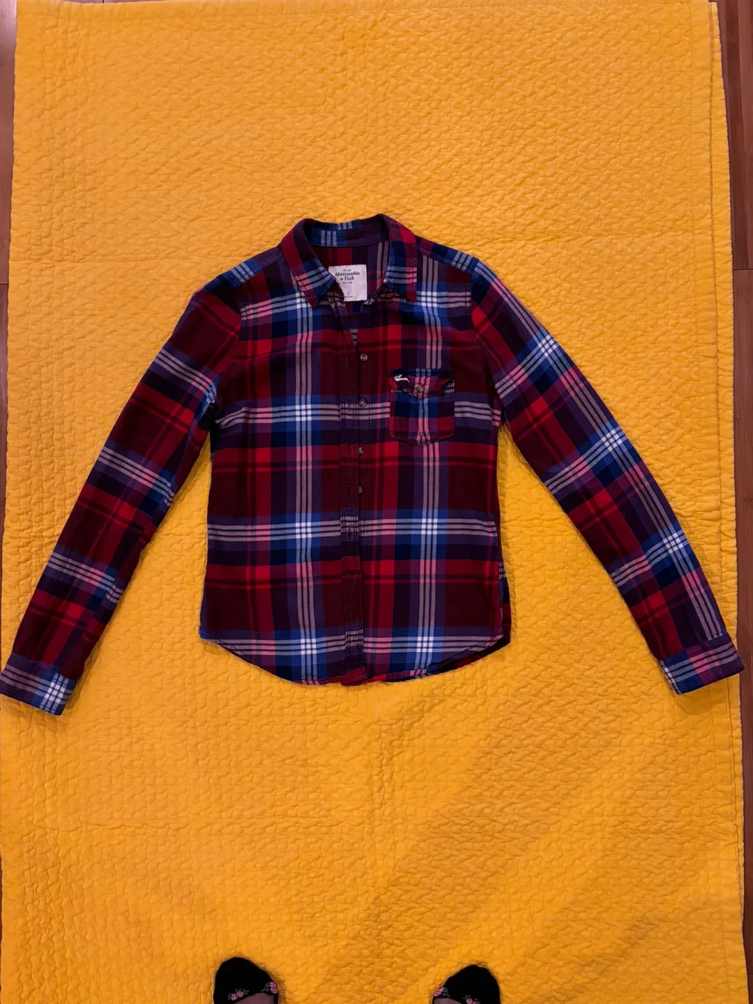 Abercrombie & Fitch Plaid Button Down Shirt image indicator(8)